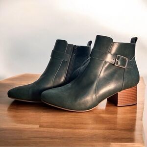 Charter Club Green and Brown Ankle Boots Timeless Design
